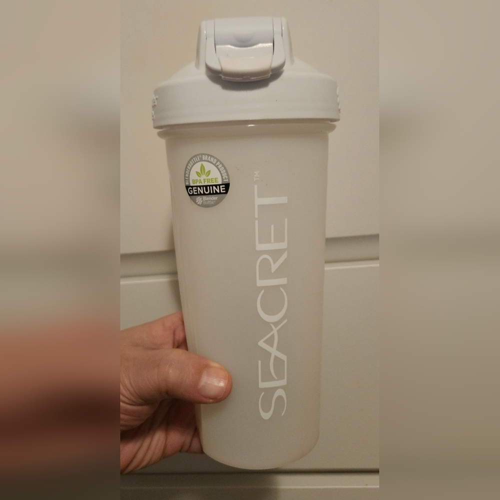 White Blender Bottle
